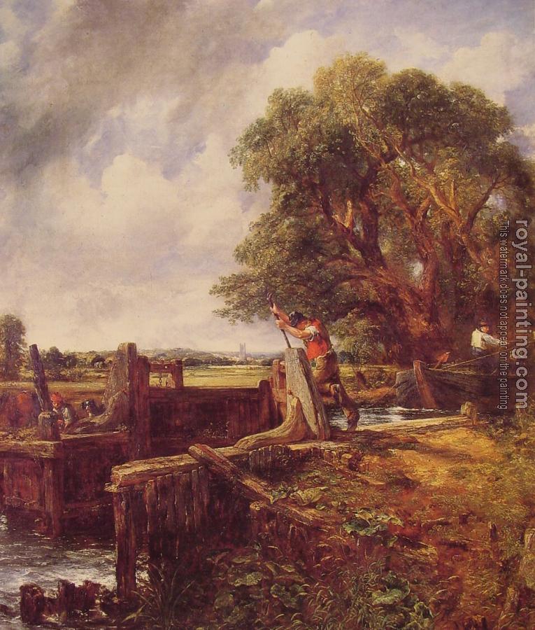 John Constable : A Boat Passing a Lock